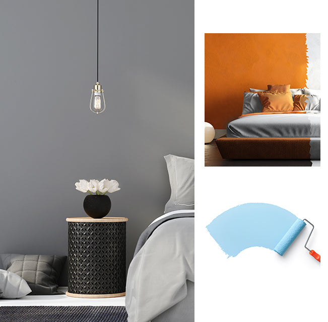Wandfarbe Schlafzimmer Anwendungsbeispiele