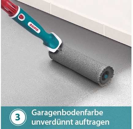 Garagenbodenfarbe Schritt 3
