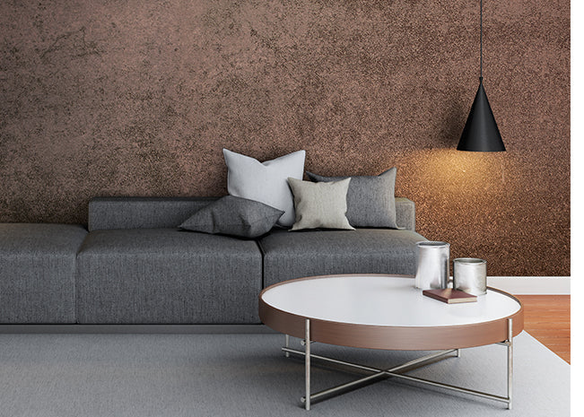 Metallic Wandfarbe Wohnzimmer