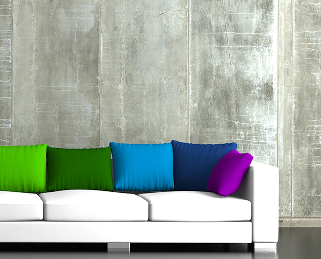 Metallic Wandfarbe im Wohnzimmer