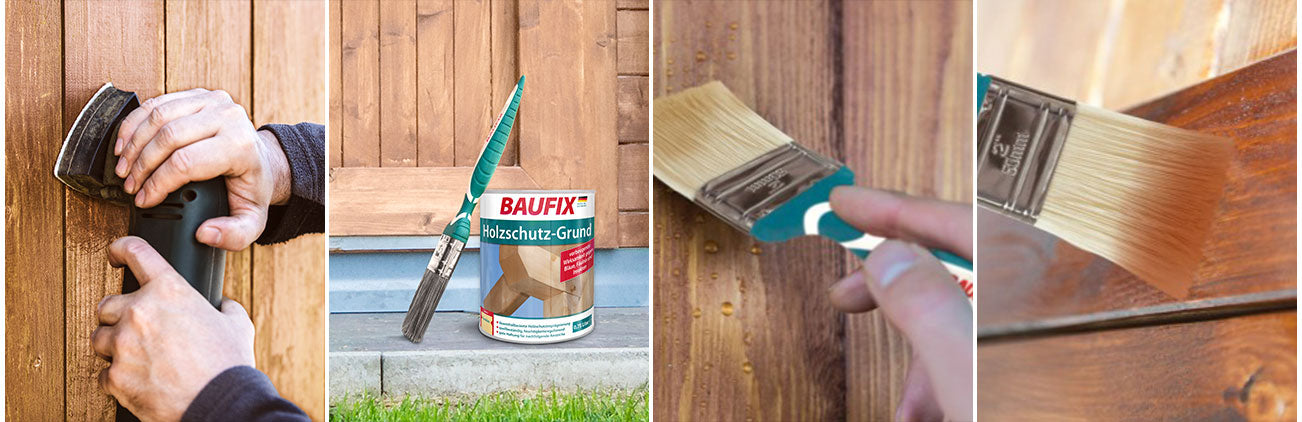 Holzschutz Grund Anwendung