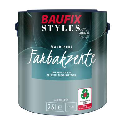 Gebinde Farbakzente Agavengrün