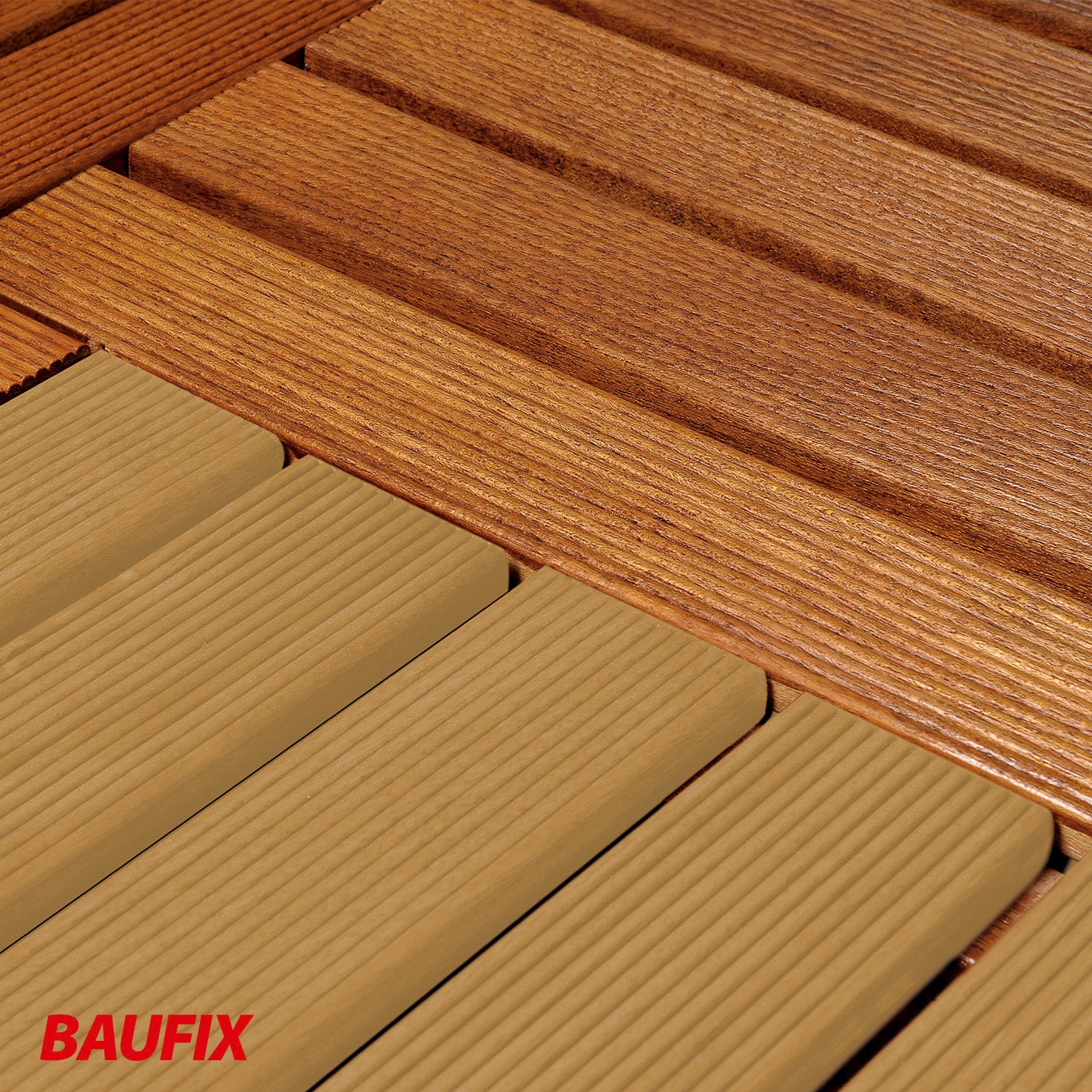 Anwendung BAUFIX Holz Pflegeöl farblos