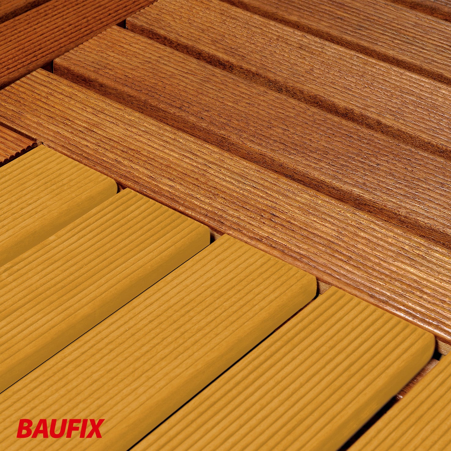 Anwendung BAUFIX Holz Pflegeöl kiefer