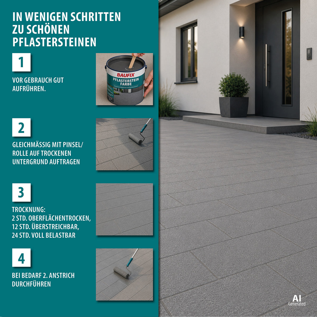 BAUFIX Pflasterstein Farbe