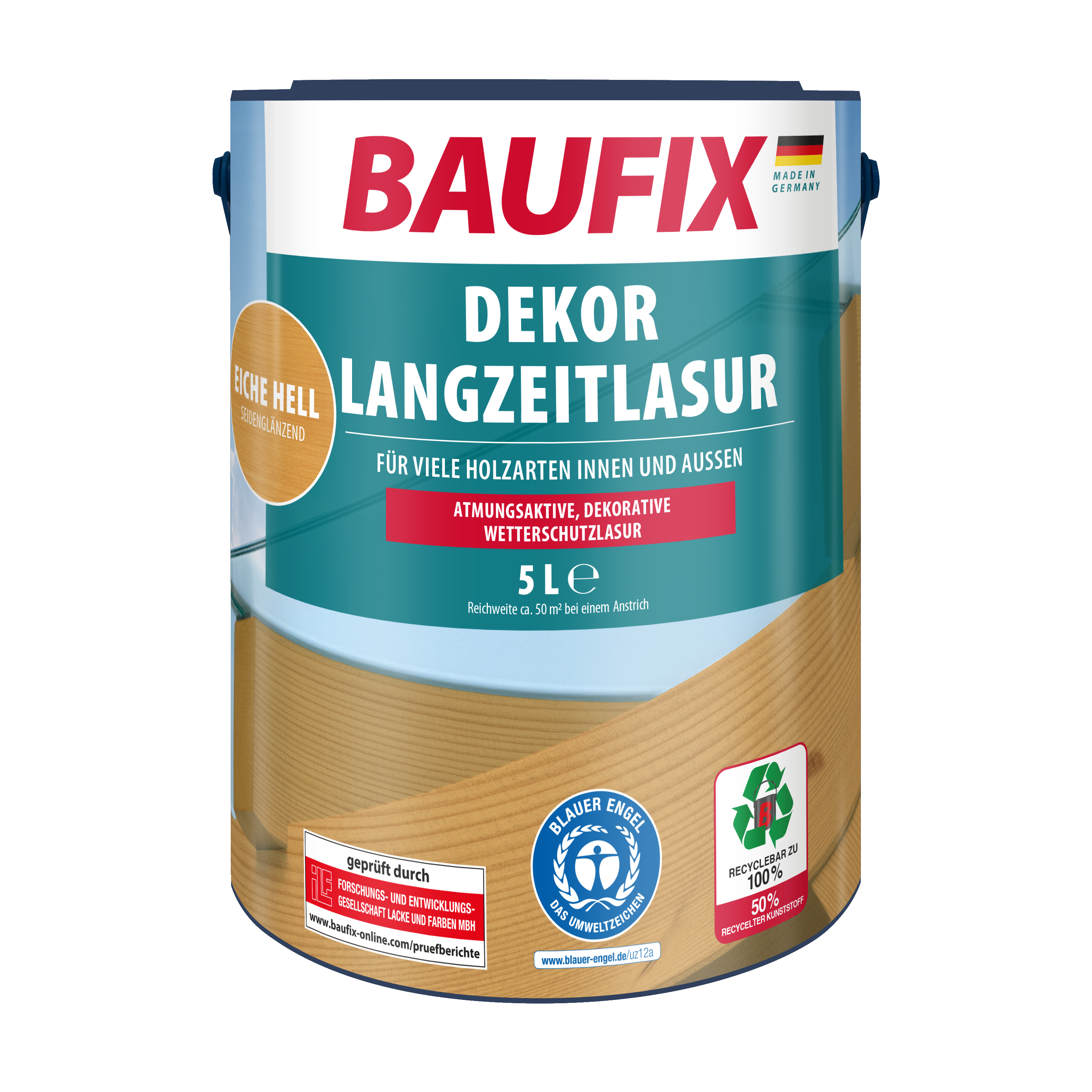 Gebinde Dekor Langzeitlasur eiche hell seidenglänzend