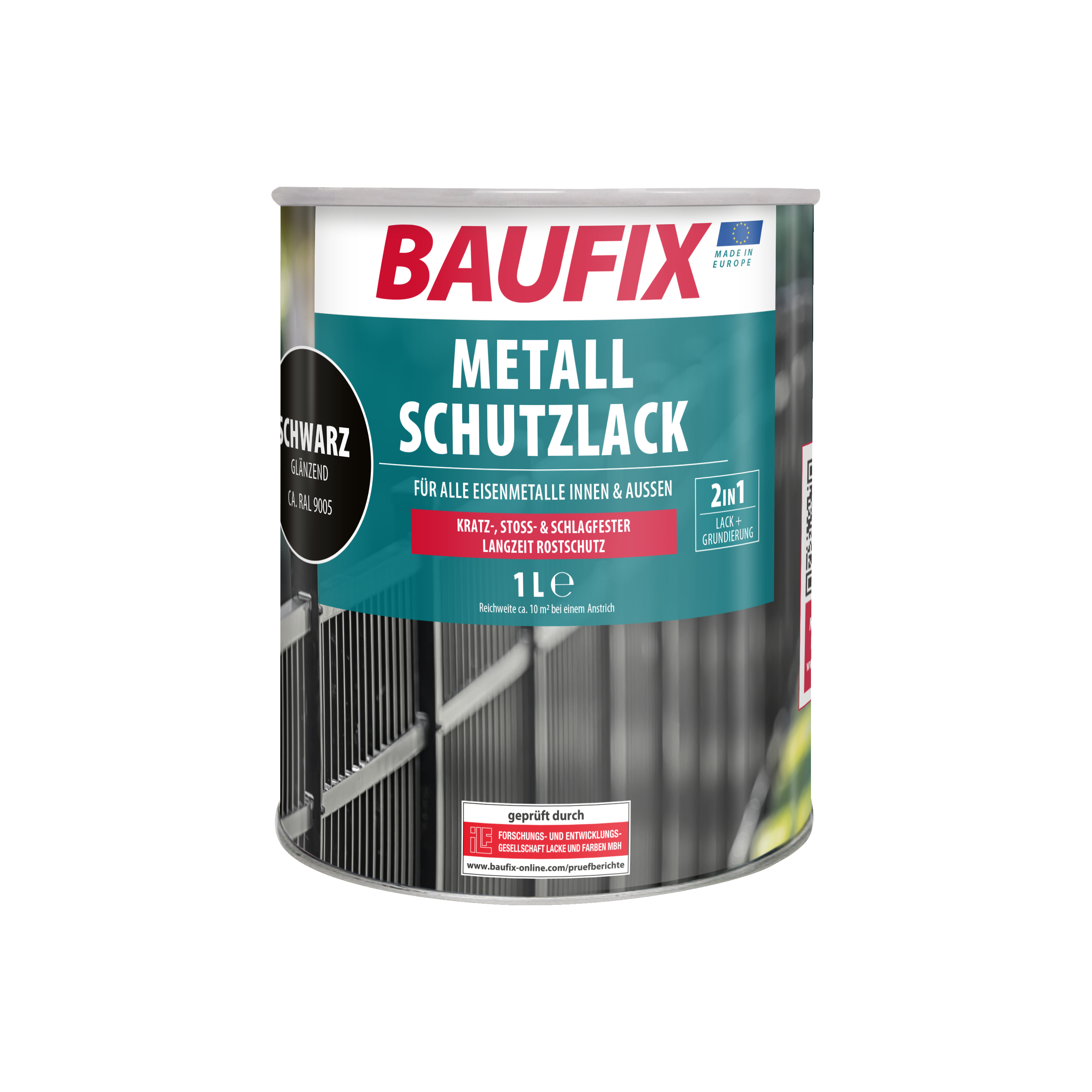 Gebinde Metall Schutzlack schwarz