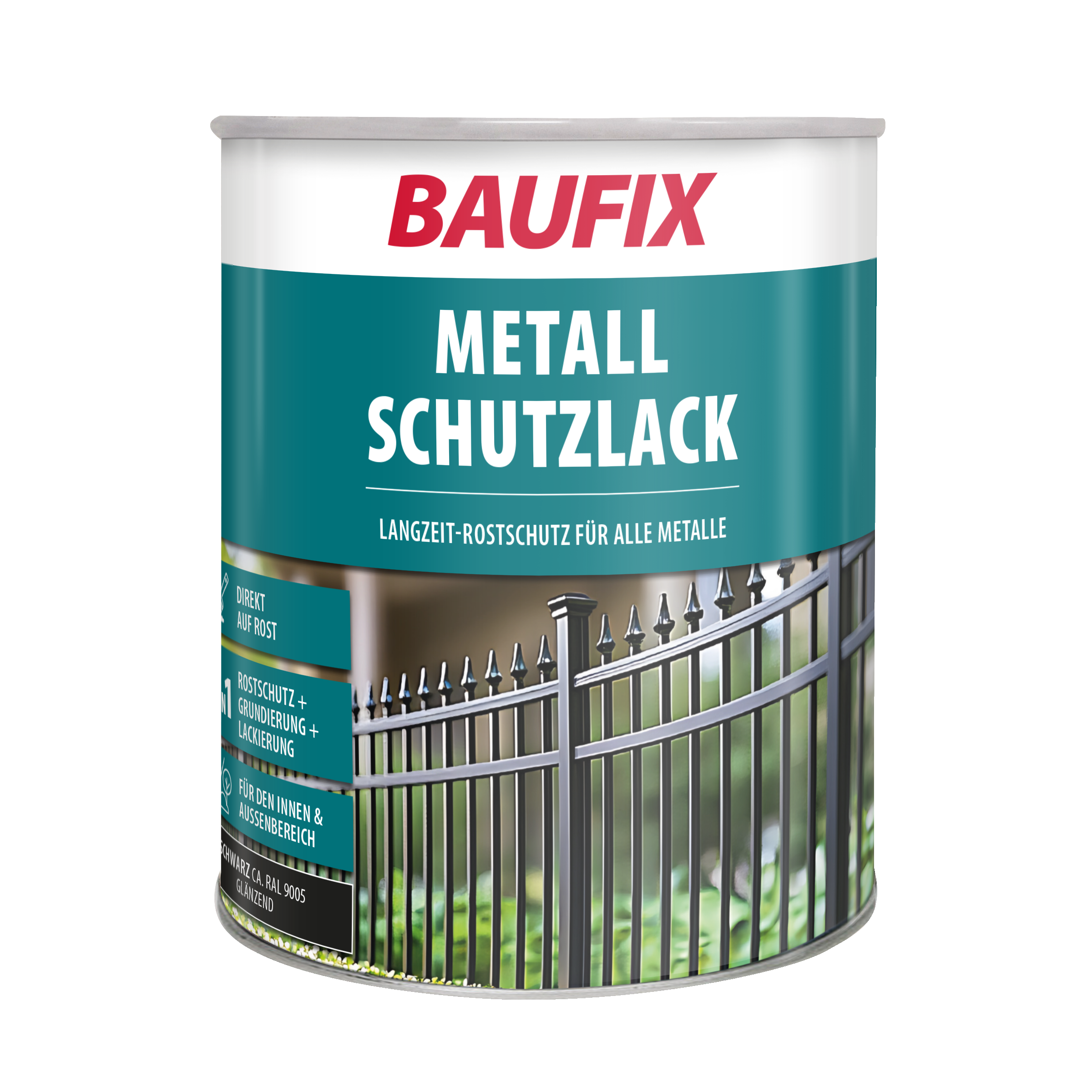 Gebinde Metall Schutzlack schwarz