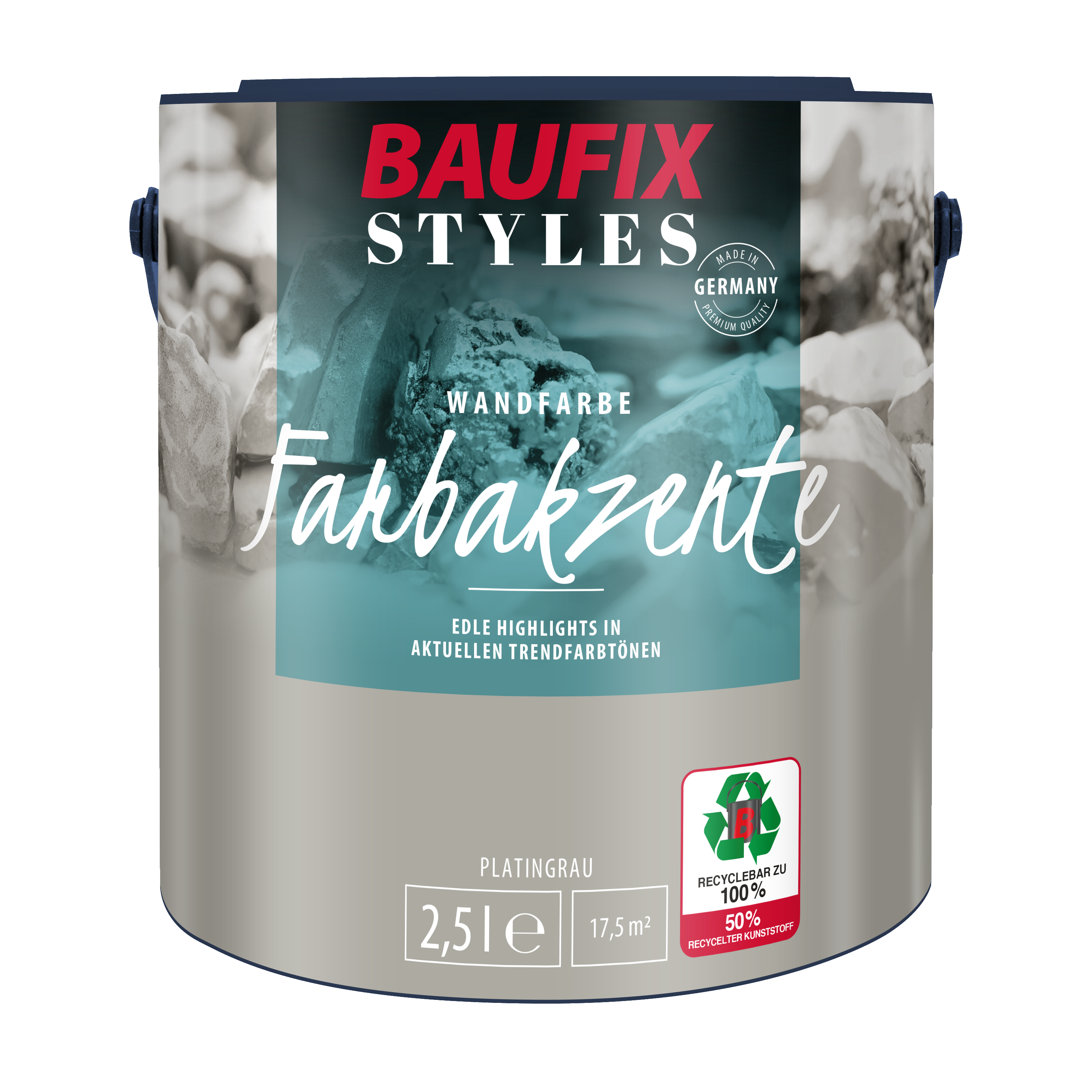 Gebinde Farbakzente platingrau