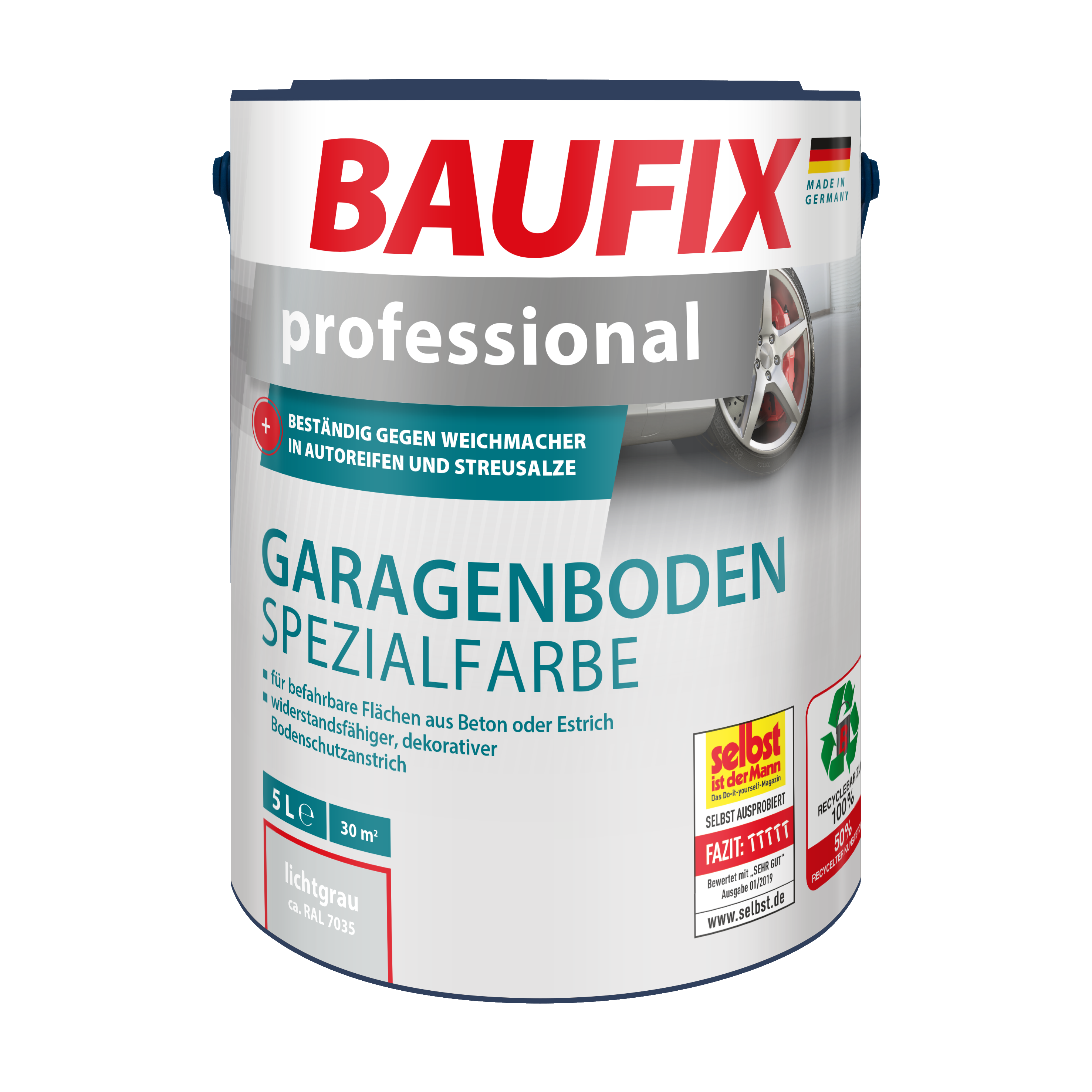 Gebinde Garagenboden Spezialfarbe lichtgrau