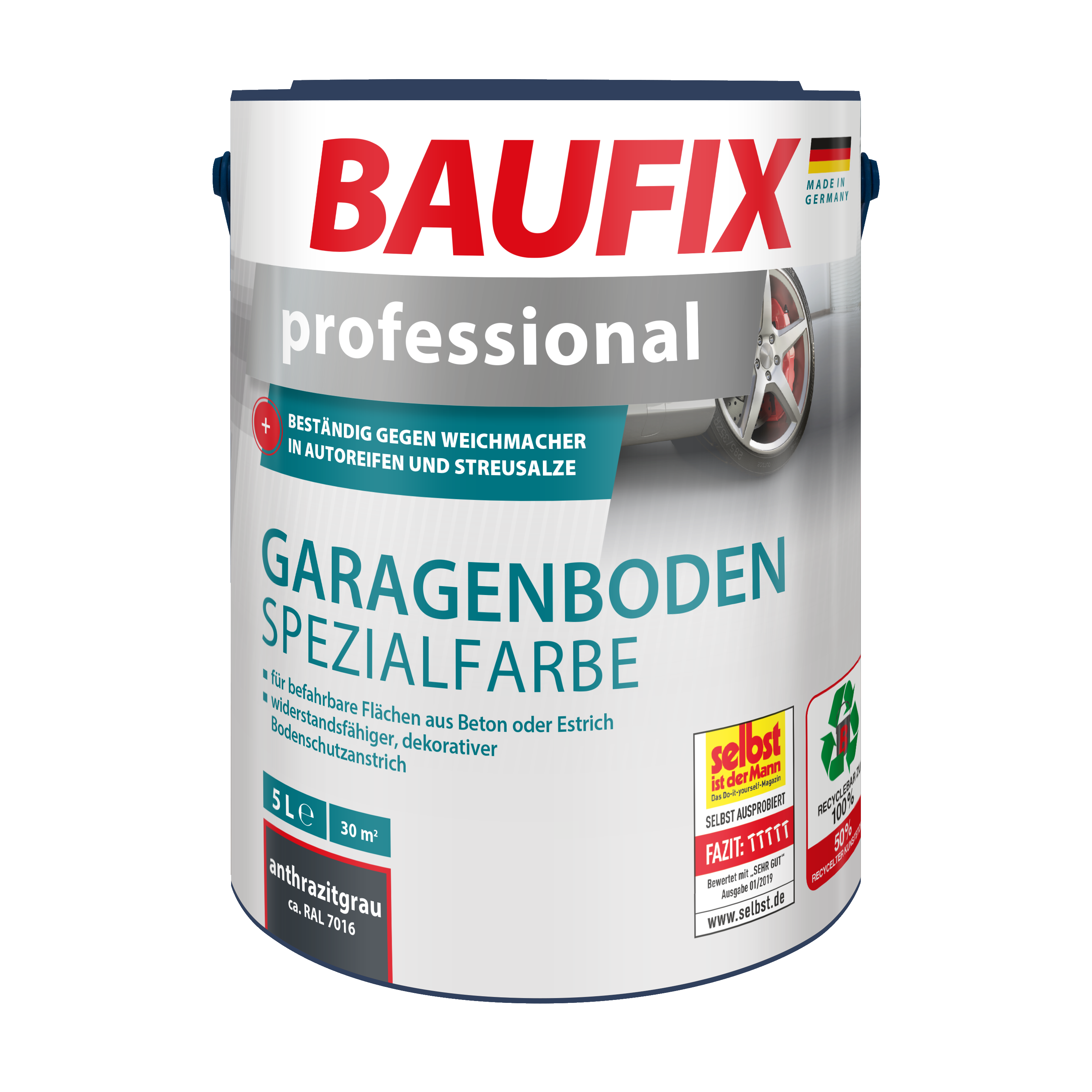Gebindebild Garagenboden Spezialfarbe anthrazitgrau