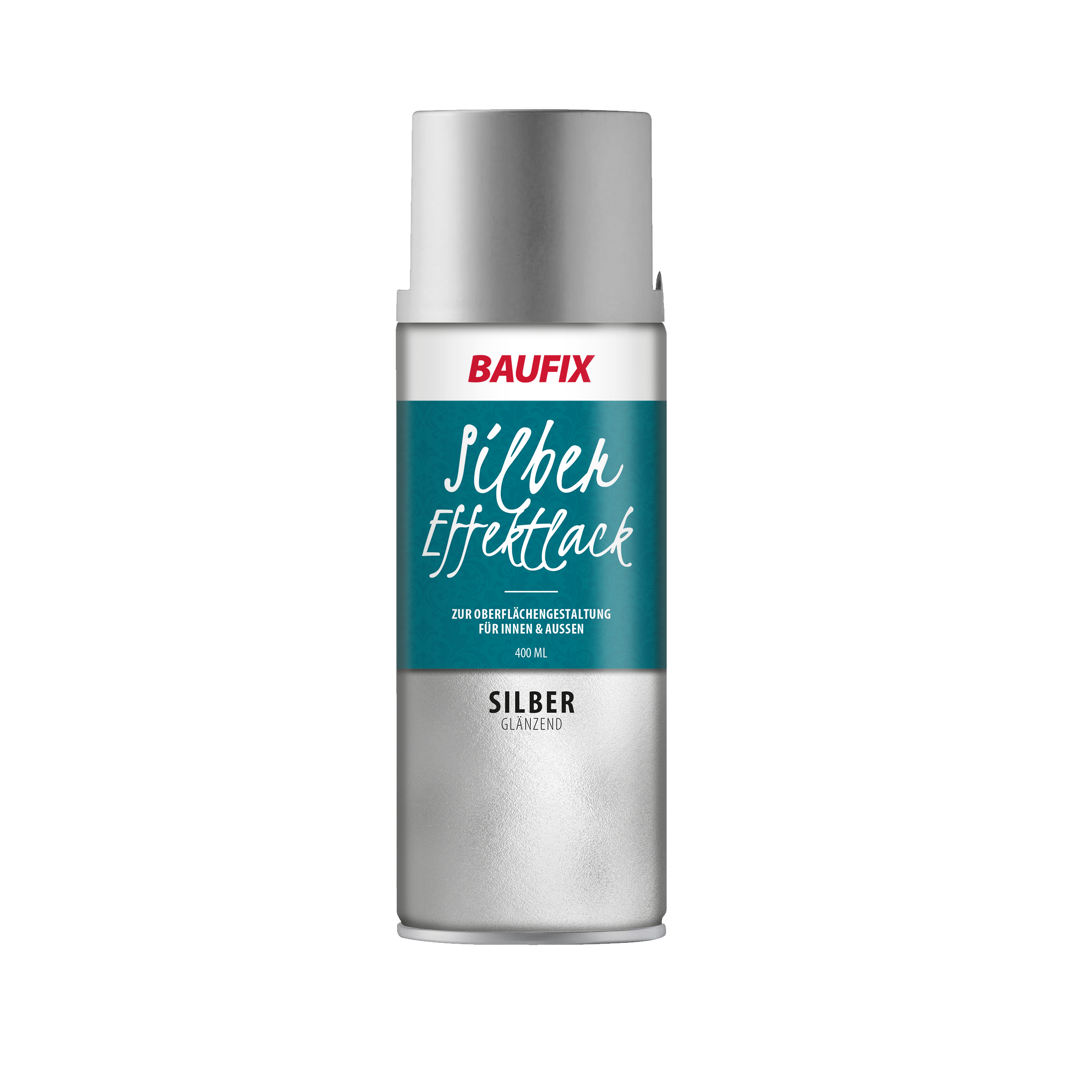 Silber Effektlack Dose