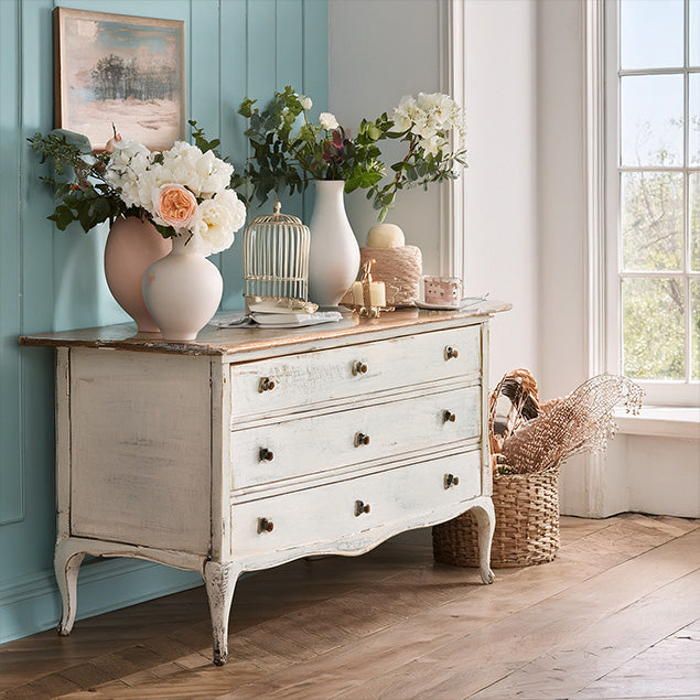 Shabby Chic Vintage Lack Kommode