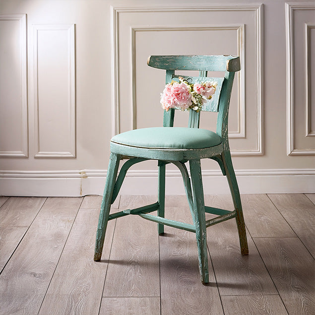 Shabby Chic Vintage Lack Stuhl