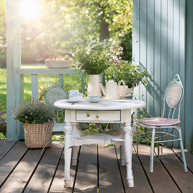 Shabby Chic Vintage Lack Tisch