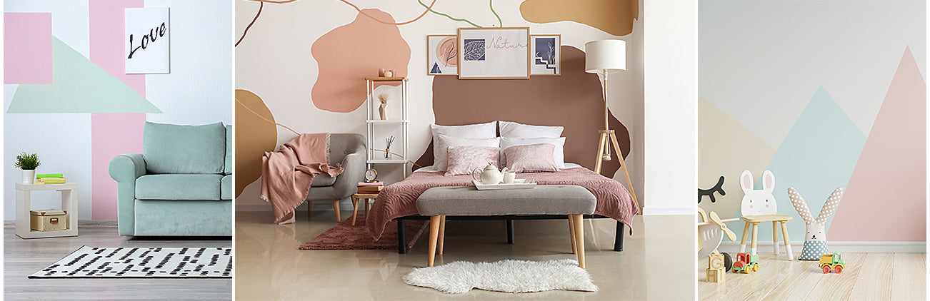 Wandgestaltung mit Farben