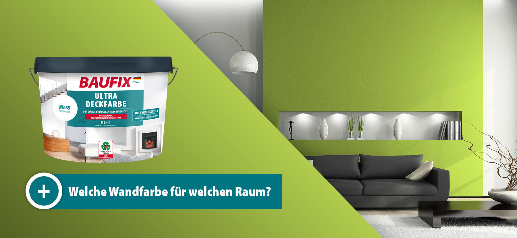 Welche Wandfarbe für welchen Raum