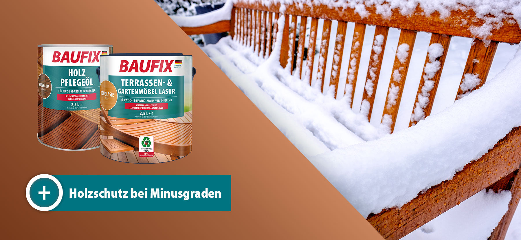 Holzschutz bei Minusgraden