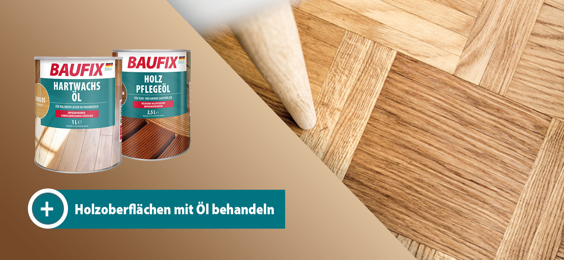 Holzoberflächen mit Öl behandeln