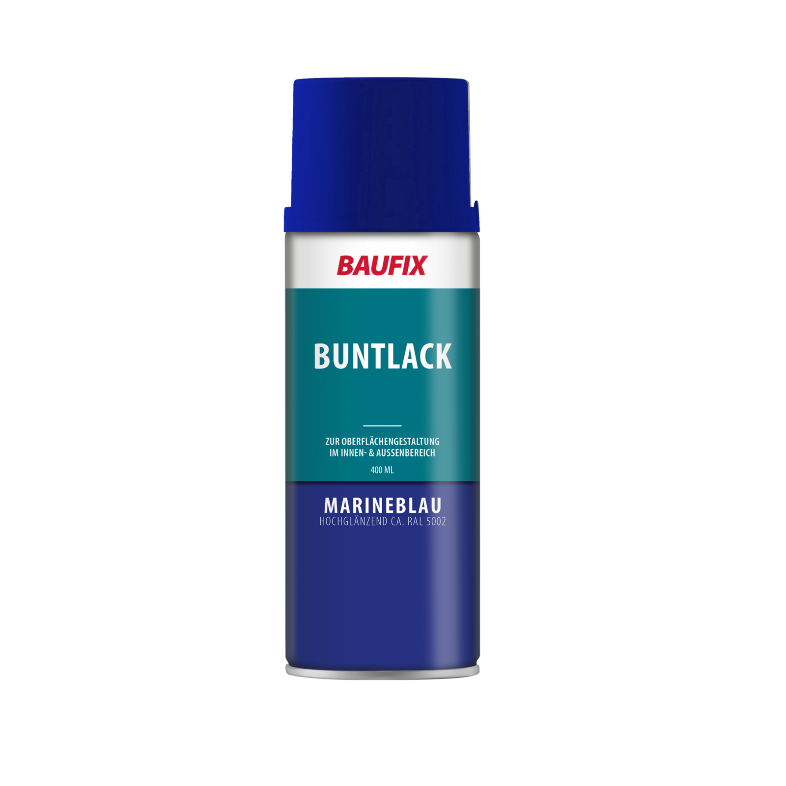 Gebindeabbildung BAUFIX Buntlack Spray marineblau