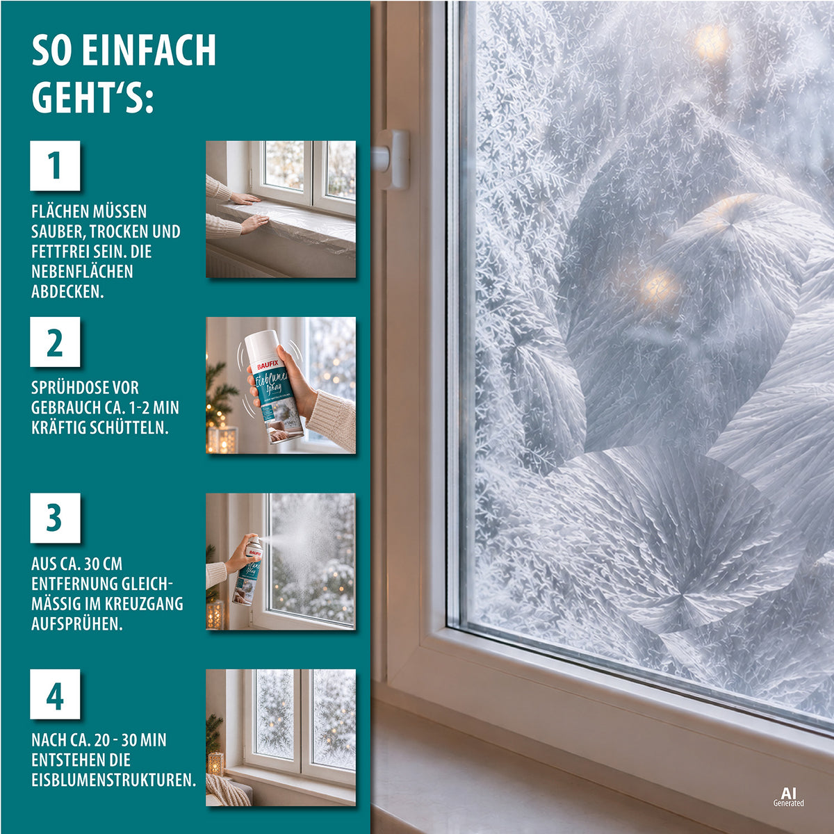 BAUFIX Eisblumenspray