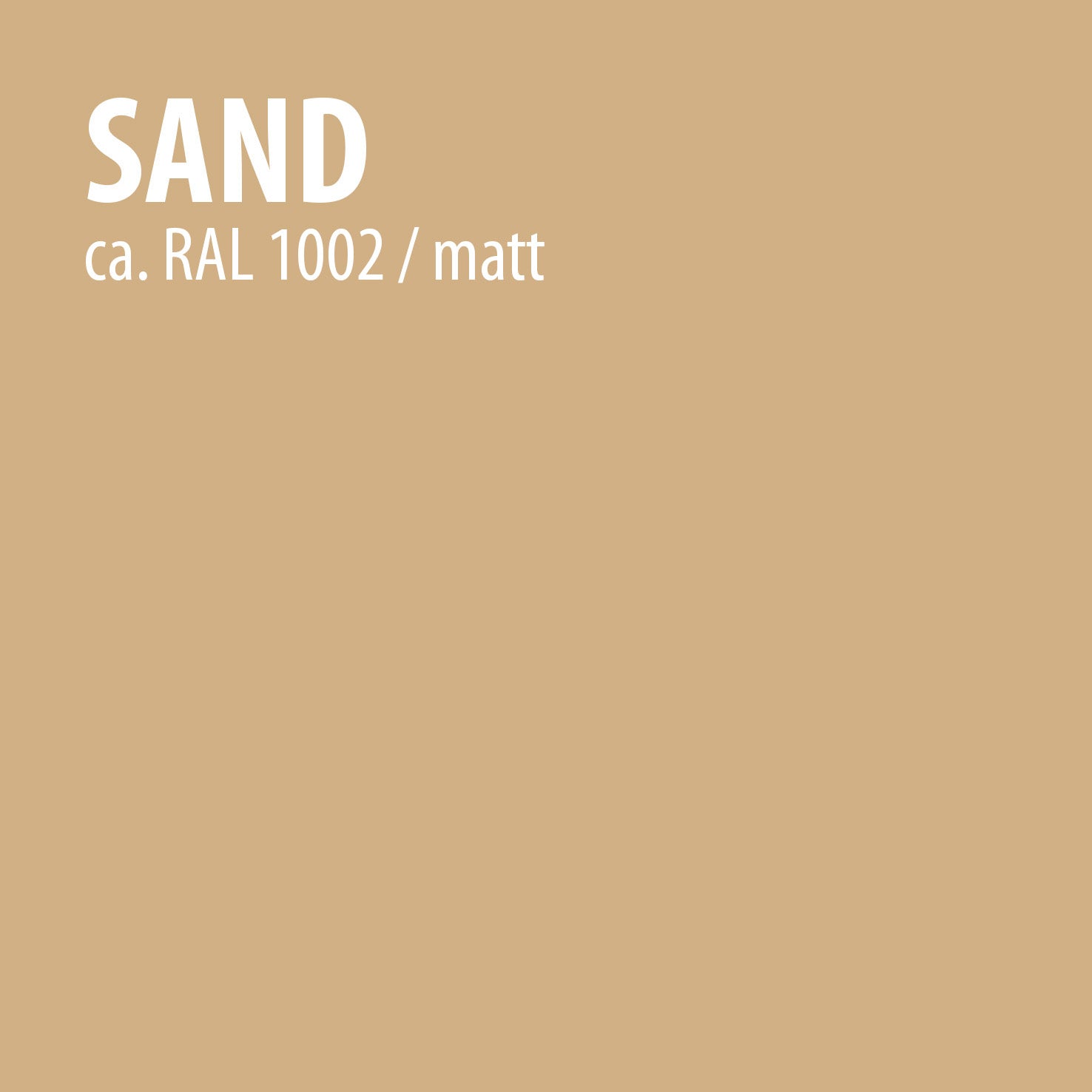 Farbton sand matt