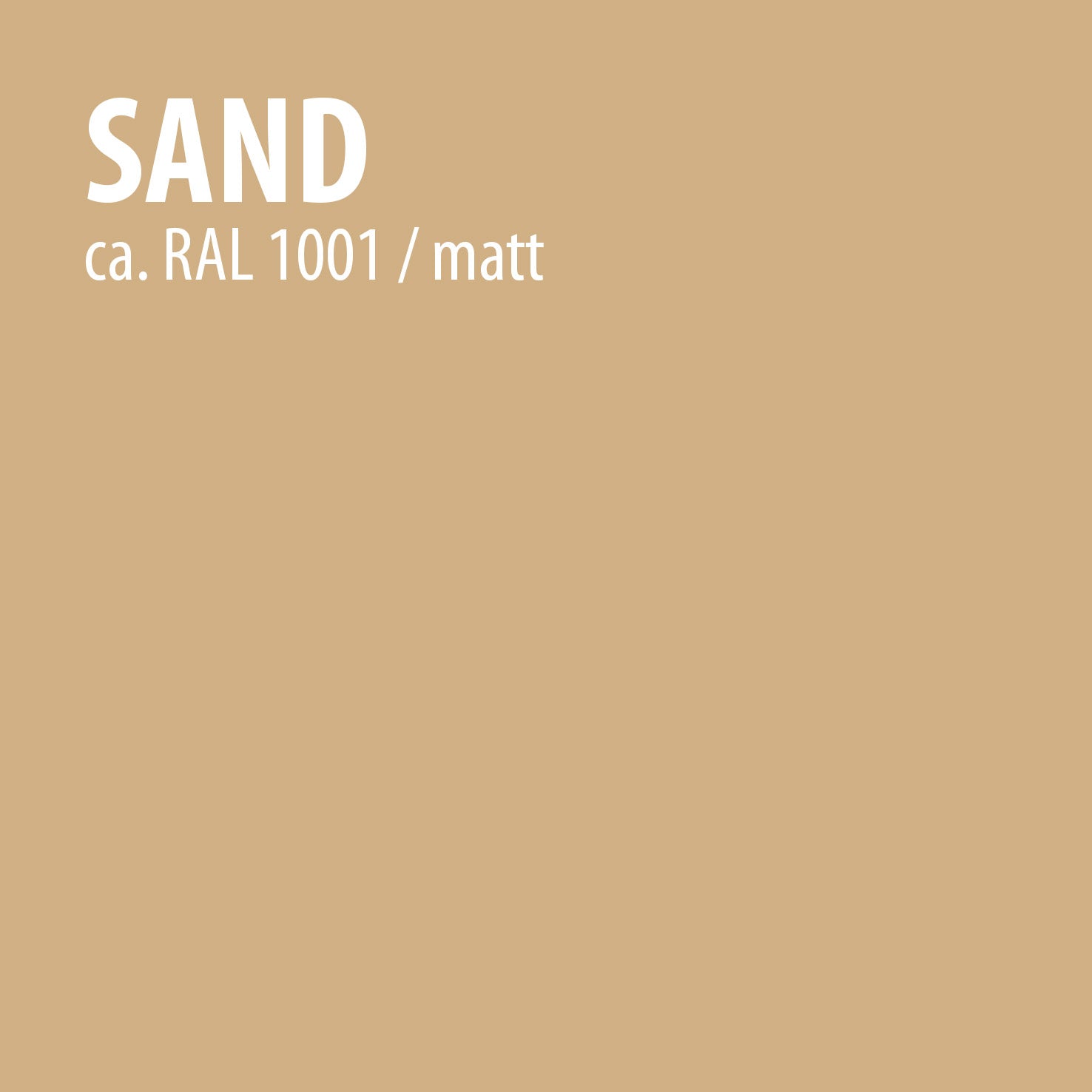 Farbton sand matt