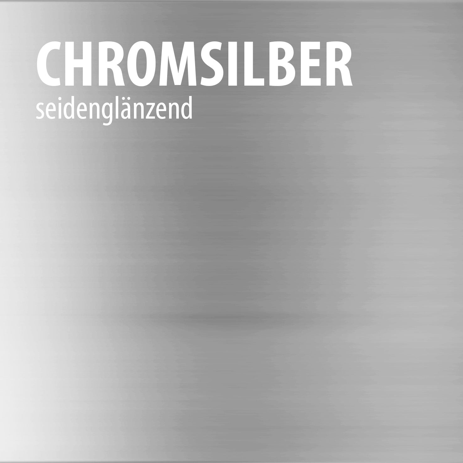 Farbkachel chromsilber seidenglänzend