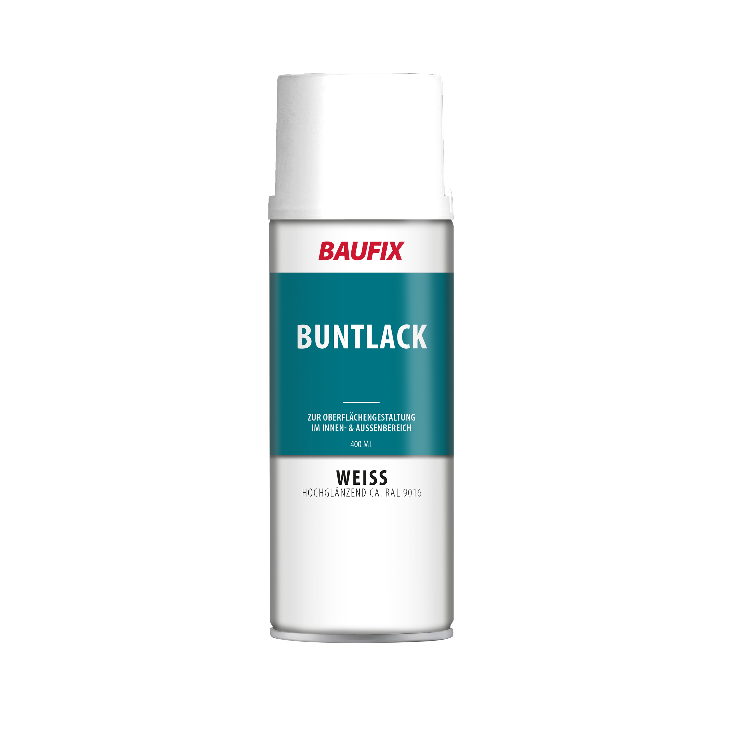 Gebindebild BAUFIX Buntlack Spray weiß