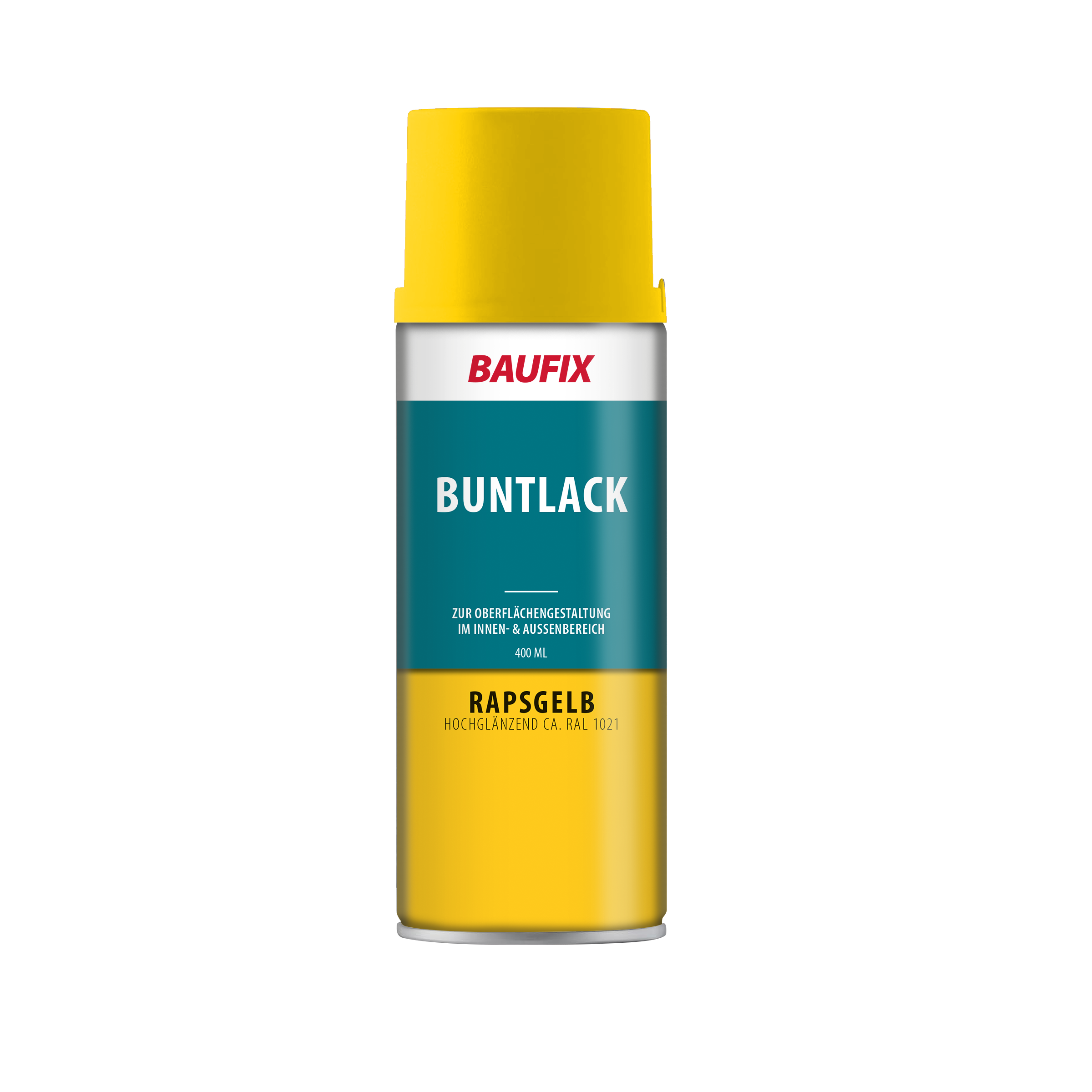 Gebindeabbildung BAUFIX Buntlack Spray Rapsgelb