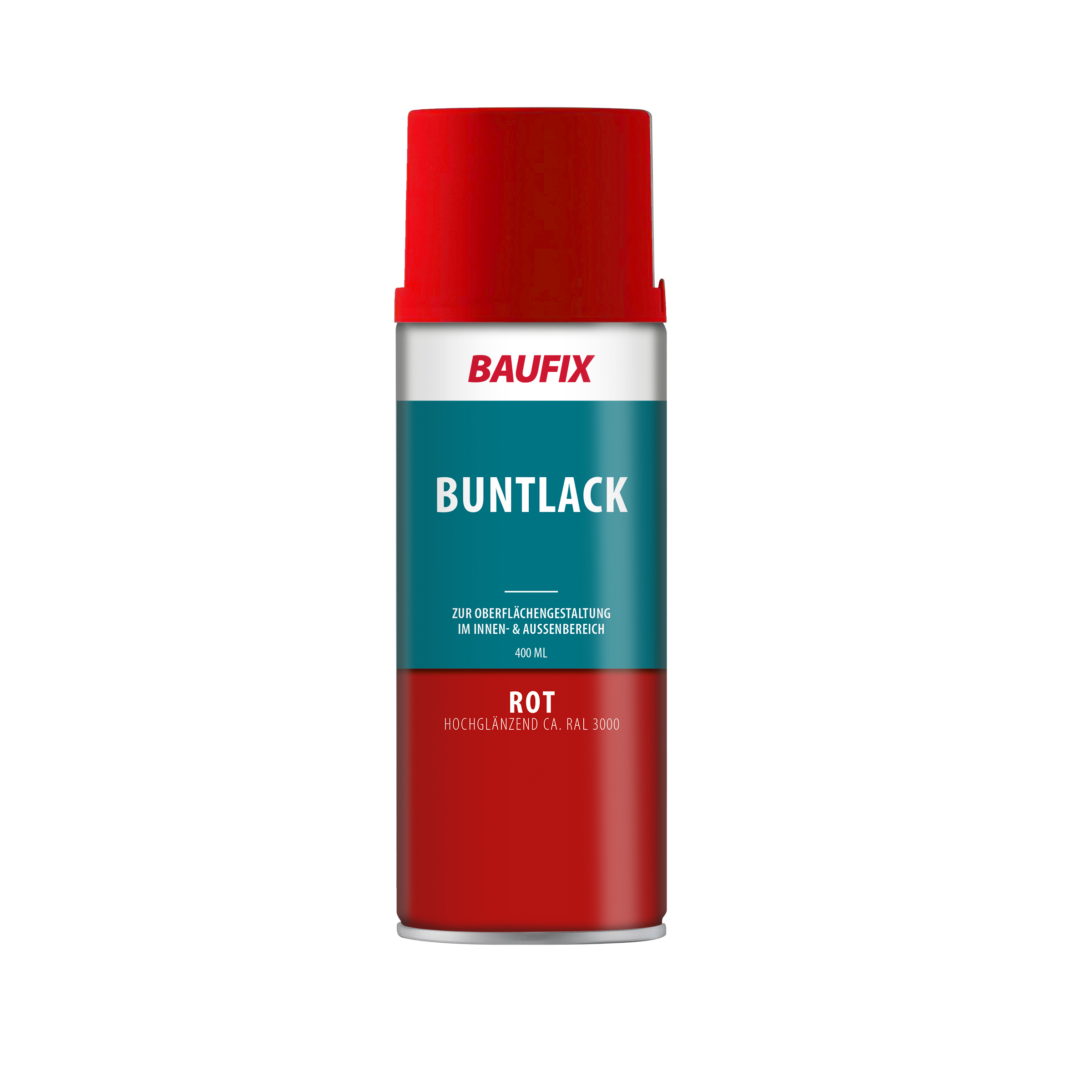 Gebindeabbildung BAUFIX Buntlack Spray rot