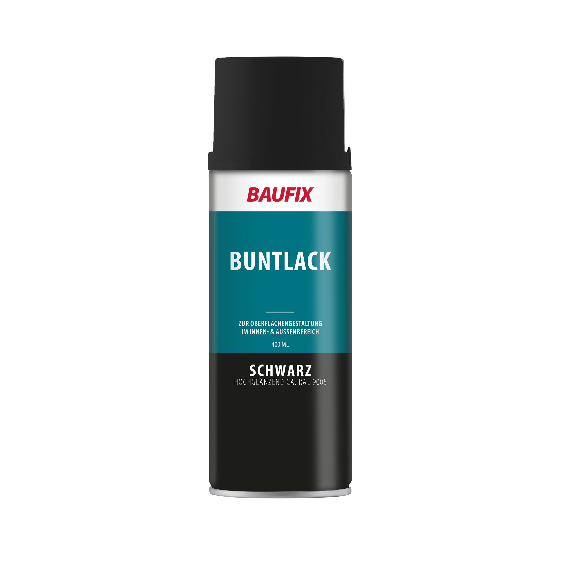 Gebindeabbildung BAUFIX Buntlack Spray schwarz