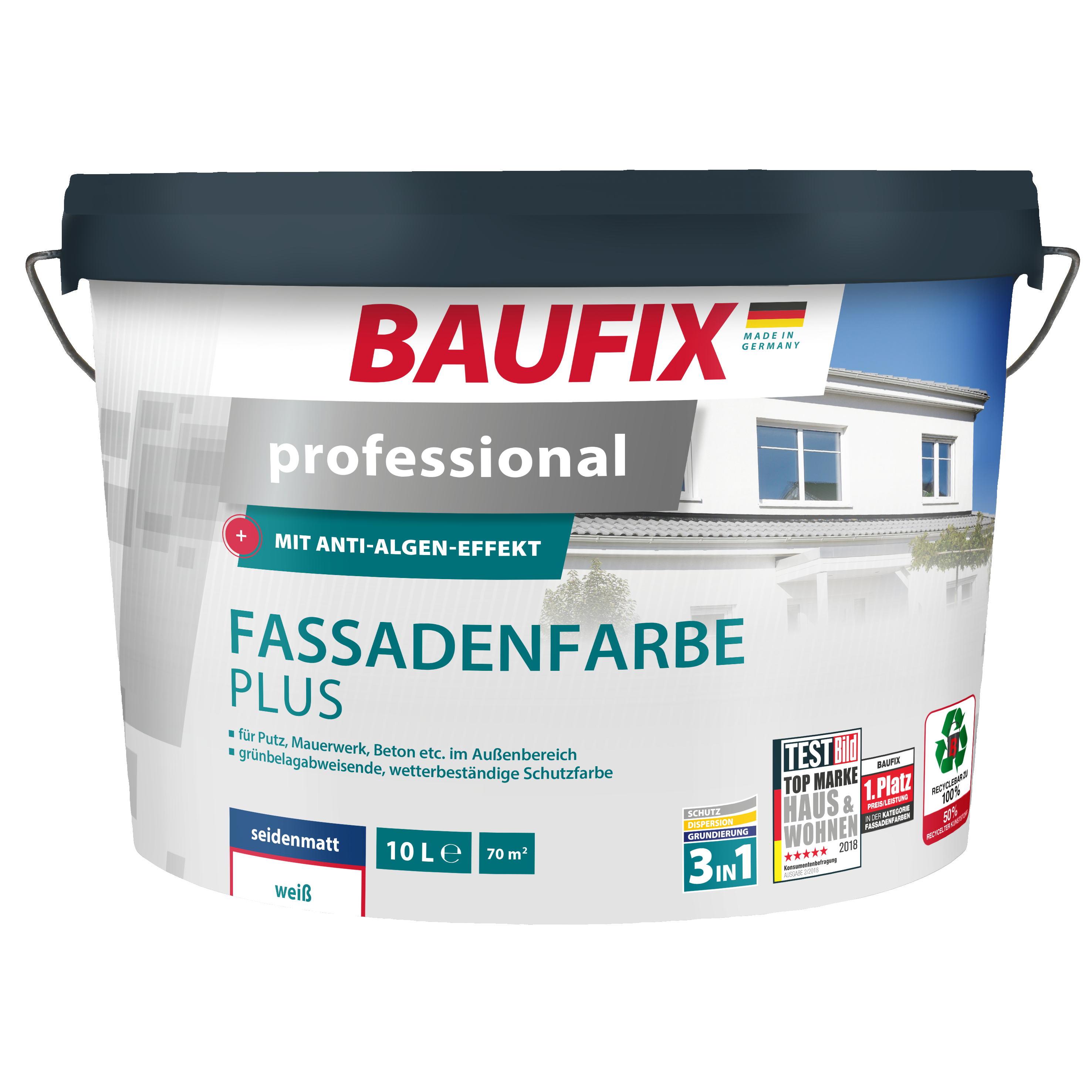 Gebindebild professional Fassadenfarbe Plus