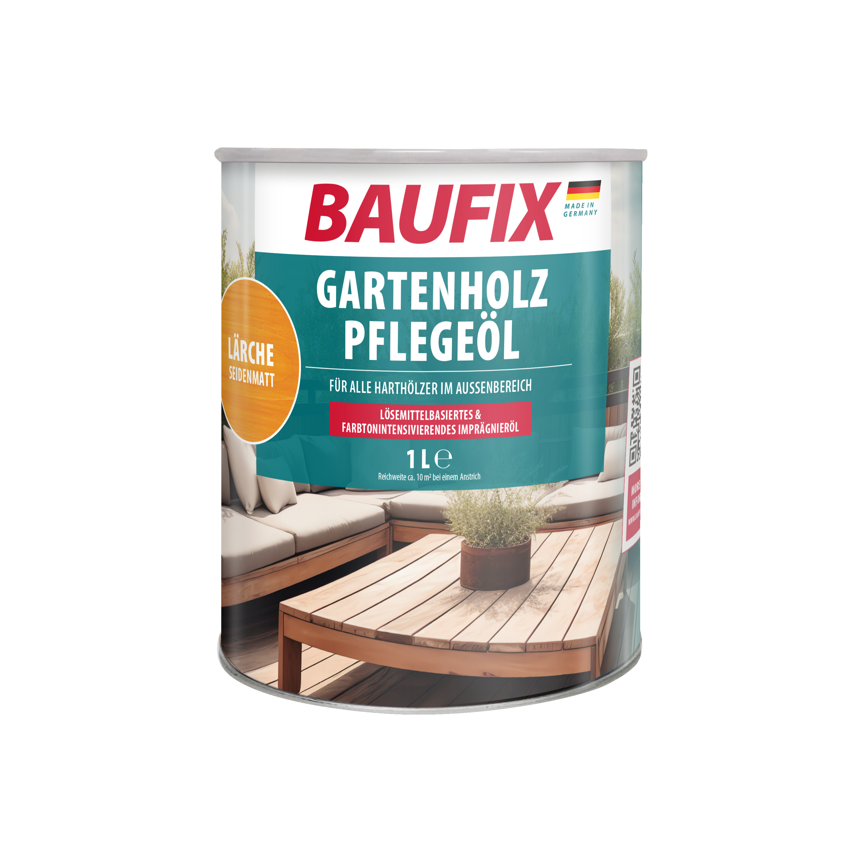 Huile d'entretien pour bois de jardin BAUFIX