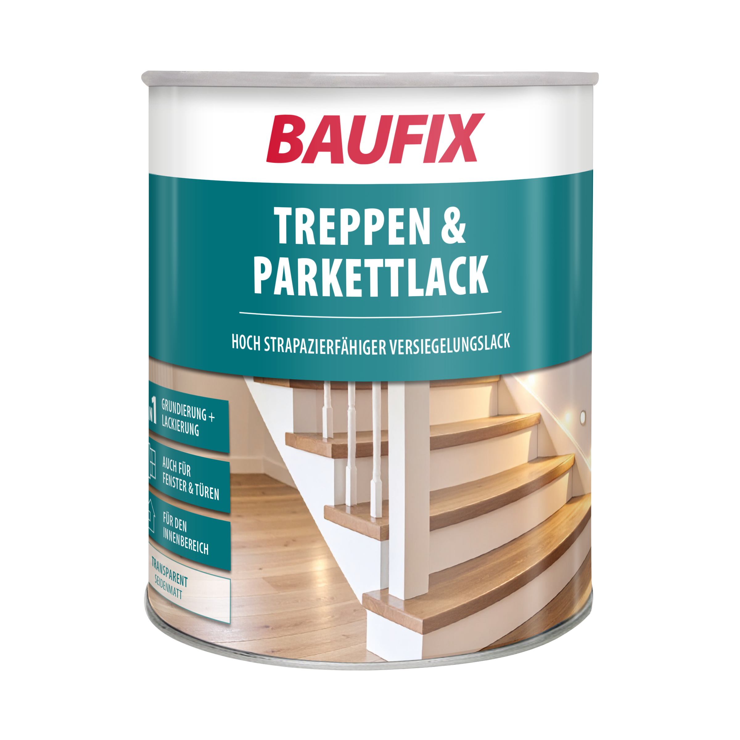 Gebindebild Treppen & Parkettlack farblos seidenmatt