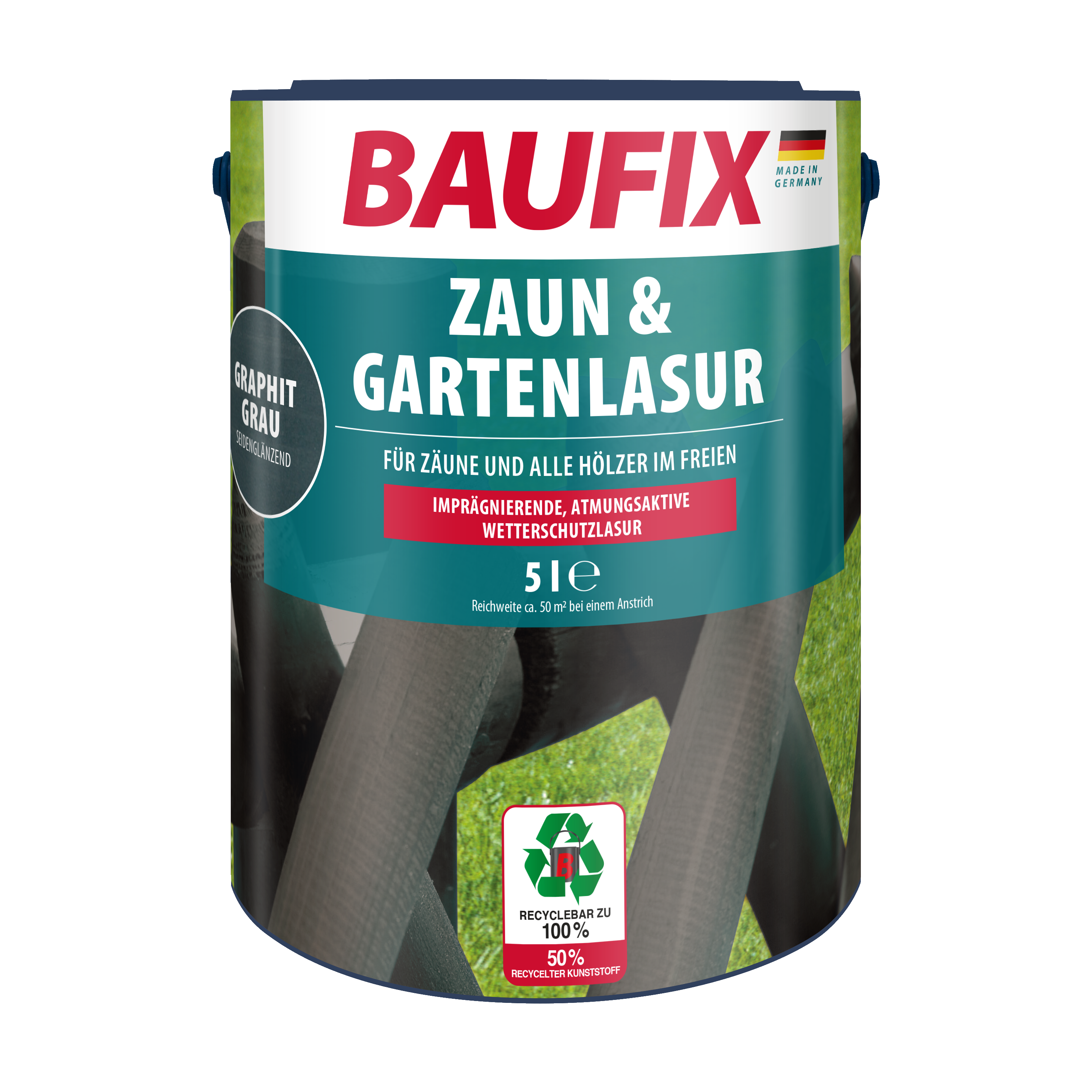 Gebindebild Zaun & Gartenlasur graphitgrau