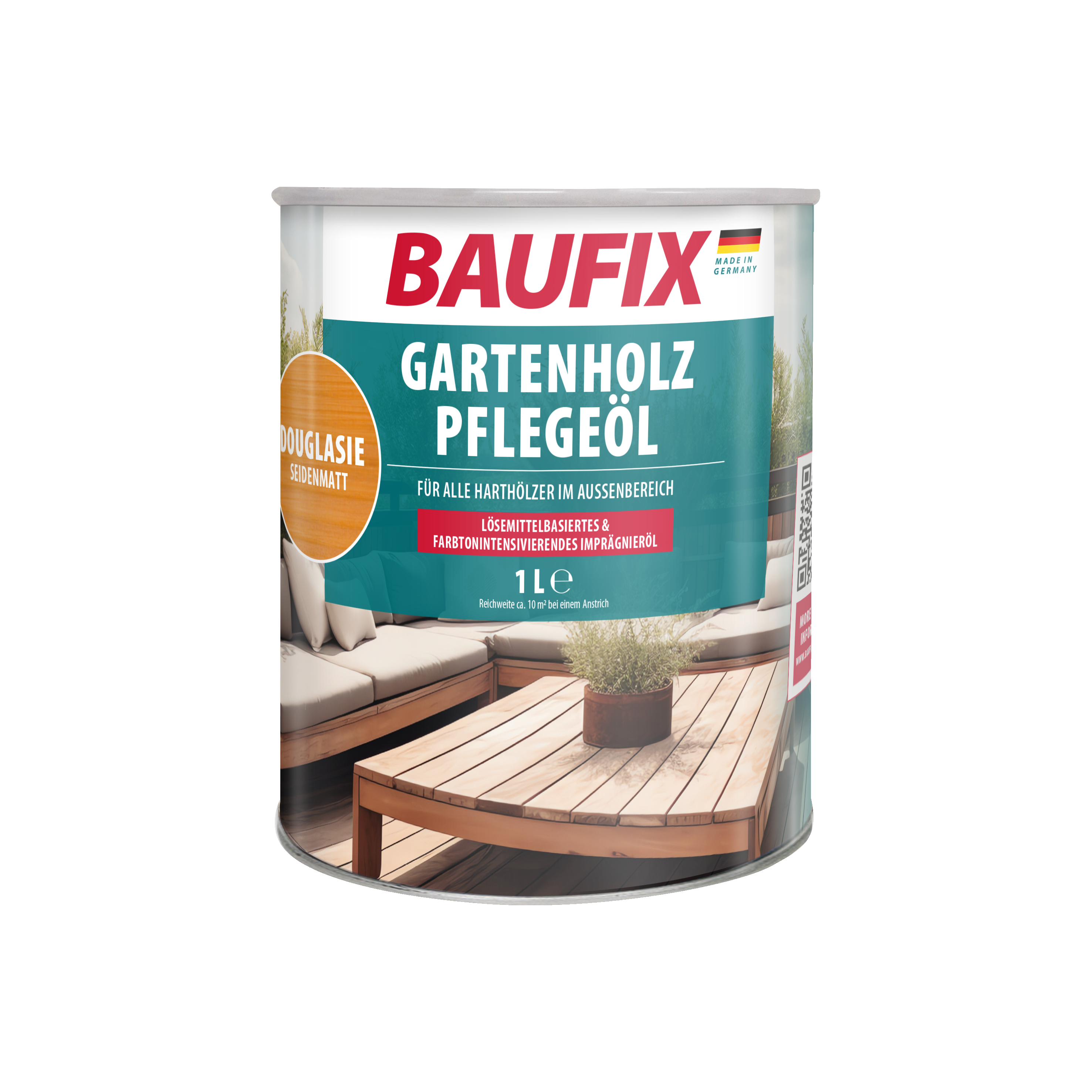 Huile d'entretien pour bois de jardin BAUFIX