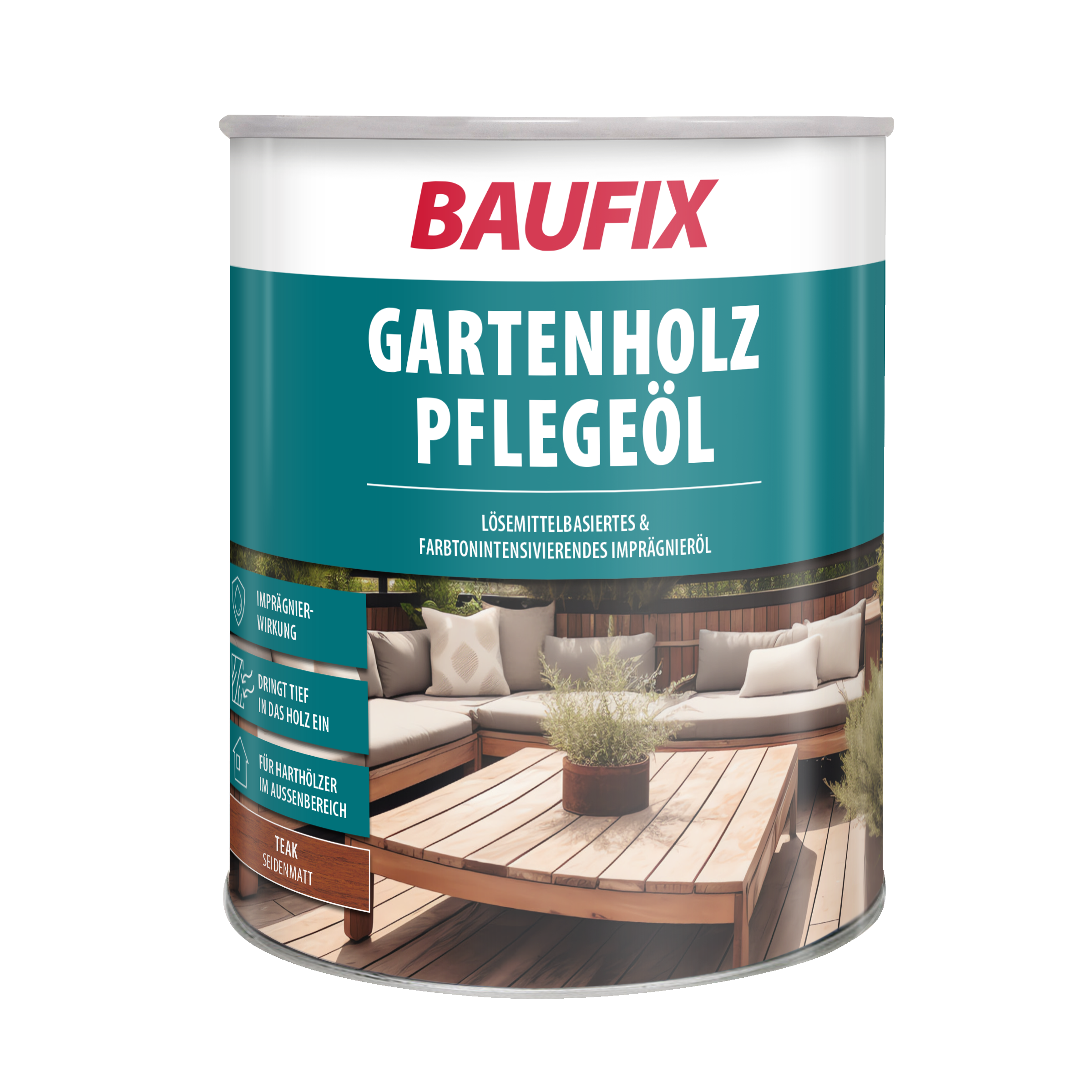 Gebinde Gartenholz Pflegeöl teak seidenmatt